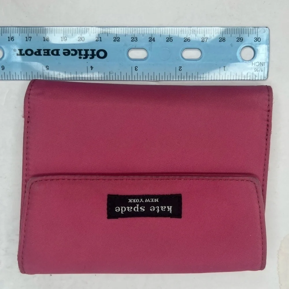Kate Spade Vintage SAM Nylon Pink Wallet